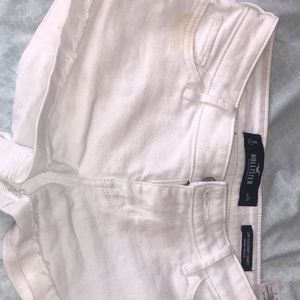 low rise hollister jean shorts